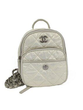 Chanel Neige Collection Backpack White